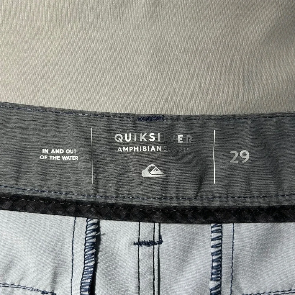 Quiksilver Amphibian Shorts Hybrid Mens 29 Blue DryFlight Surf Beach Casual